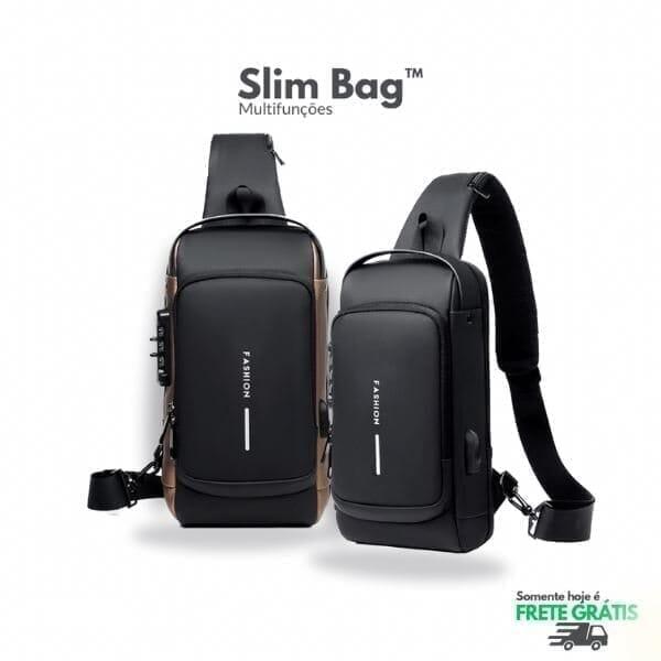 Bolsa Slim Bag - Mochila Anti-Furto com Senha USB - Prime Ofertas